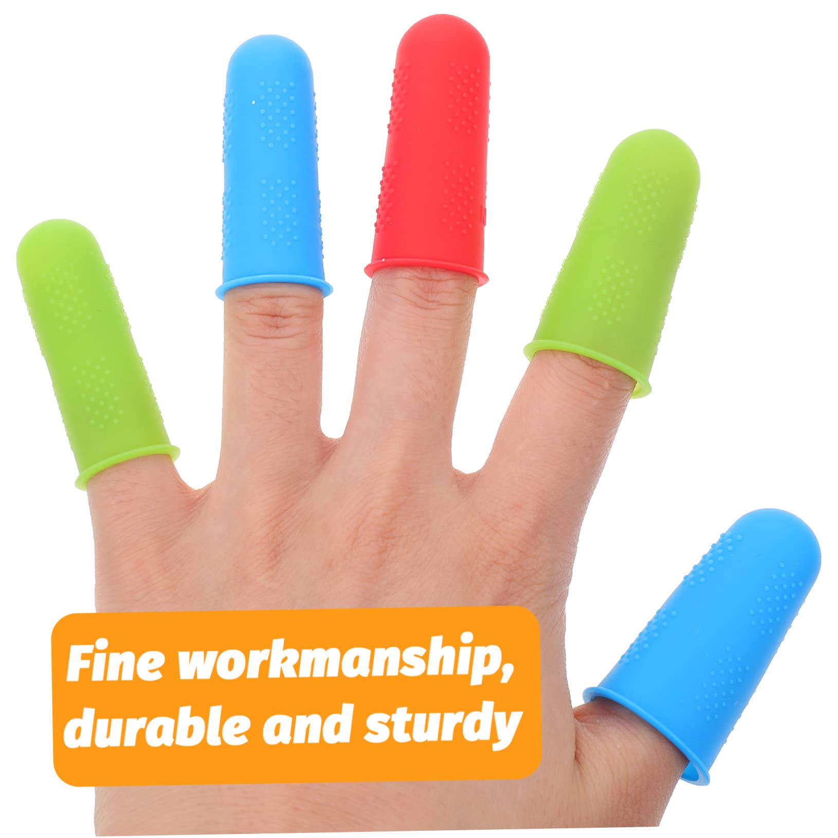 MAGICLULU 4 Set Di Protezioni Per Le Dita in Silicone Riutilizzabili Per La Casa E Il Lavoro 12 Pezzi*4