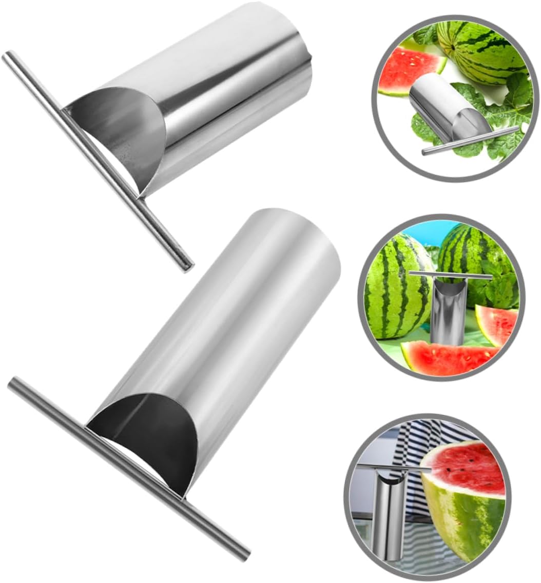 LABRIMP 2pcs Watermelon Hole Opener Melon Corer Tool for Efficient Fruit Carving for Parties and Gatherings Maximize Watermelon Use with Easy Cleanup