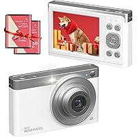 Popular Digital Camera, 50 Megapixels, Optical Zoom, 8x Optical Zoom, Compact, Lightweight, Rechargeable, Compact Camera with Autofocus, HD, 4K Recording, CMOS Sensor, 2.88 Inch IPS Screen, Image