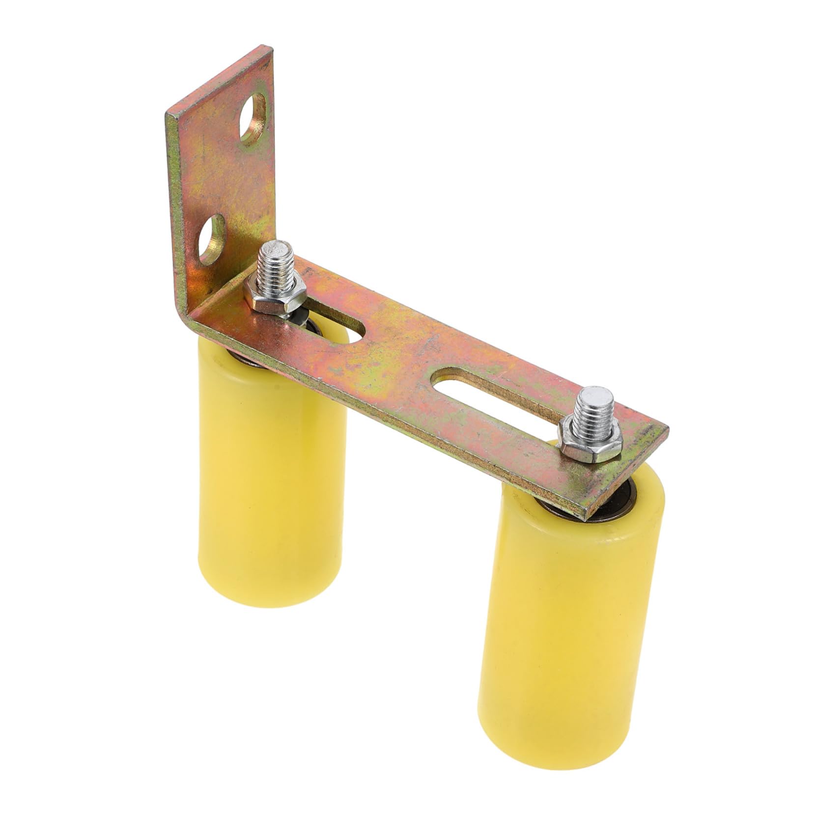 Roulettes porte coulissante en nylon jaune Cabilock pour réparer vos rails usés