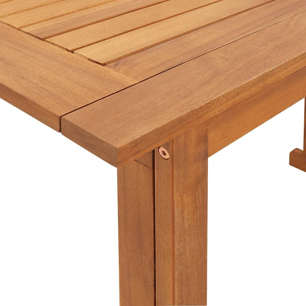 vidaXL Mesa Plegable para Balcón Mobiliario de Terraza Madera Maciza de Acacia