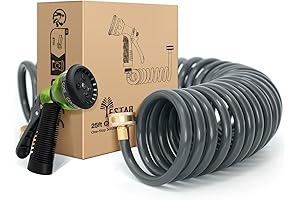 Coil Hose 25FT EVA Coil Garden Hose