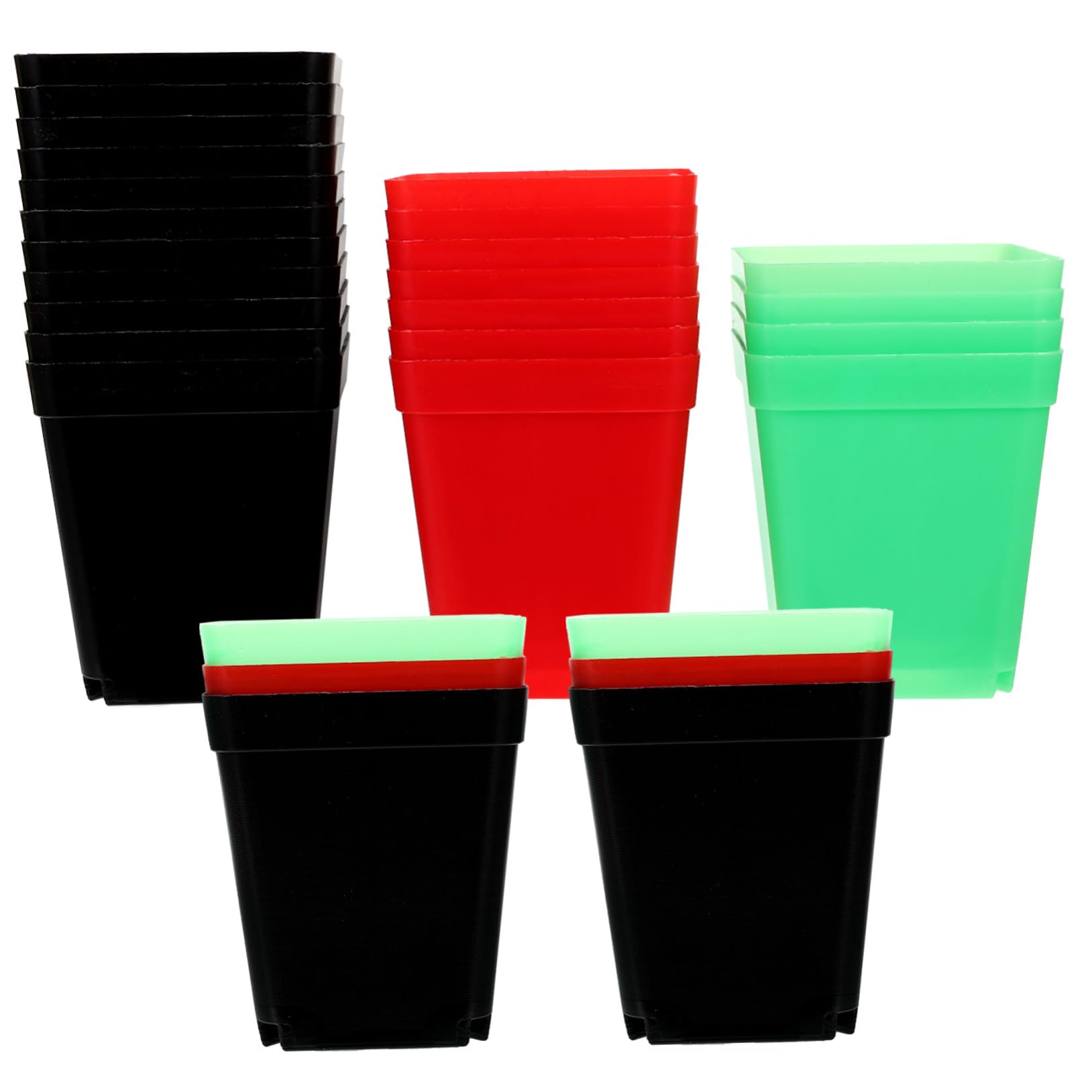 Pots de fleurs plastique TOYANDONA pour rempoter facilement vos plantes d'intérieur