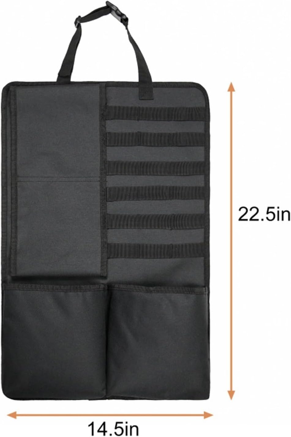 2Pcs Car Seat Back Organizer, Gun Holder Panel Accessories, Vehicle Seatback Rear Storage Cover Protector for Rifle Hunting Universal, Fit SUV Truck MPV Pickup