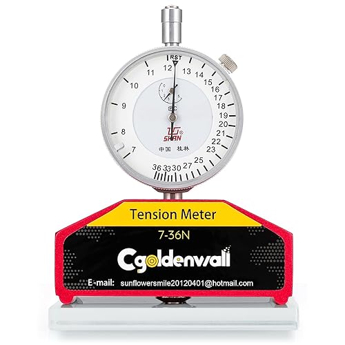 CGOLDENWALL Medidor de tensión de impresión de pantalla de seda de alta precisión Probador de medidor de tensión Newton Herramienta de medición en