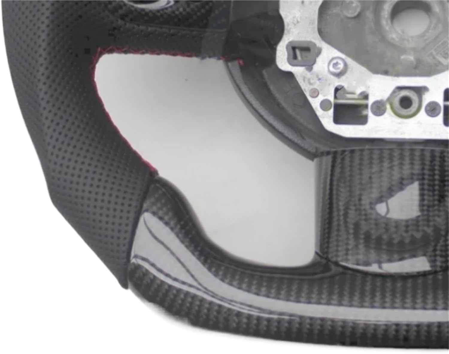 Replacement For BMW MINI R55 R56 R57 R58 R59 R60 R61 Leather Carbon Fiber Steering Wheel Car Accessories