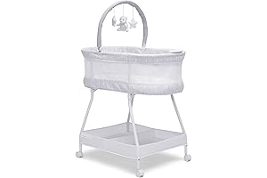 Delta Children Oblea Curve Bassinet - Safe and Stylish Sleep Solution