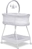 Delta Children Adjustable, fabric, Mesh, White/Grey, Bassinet