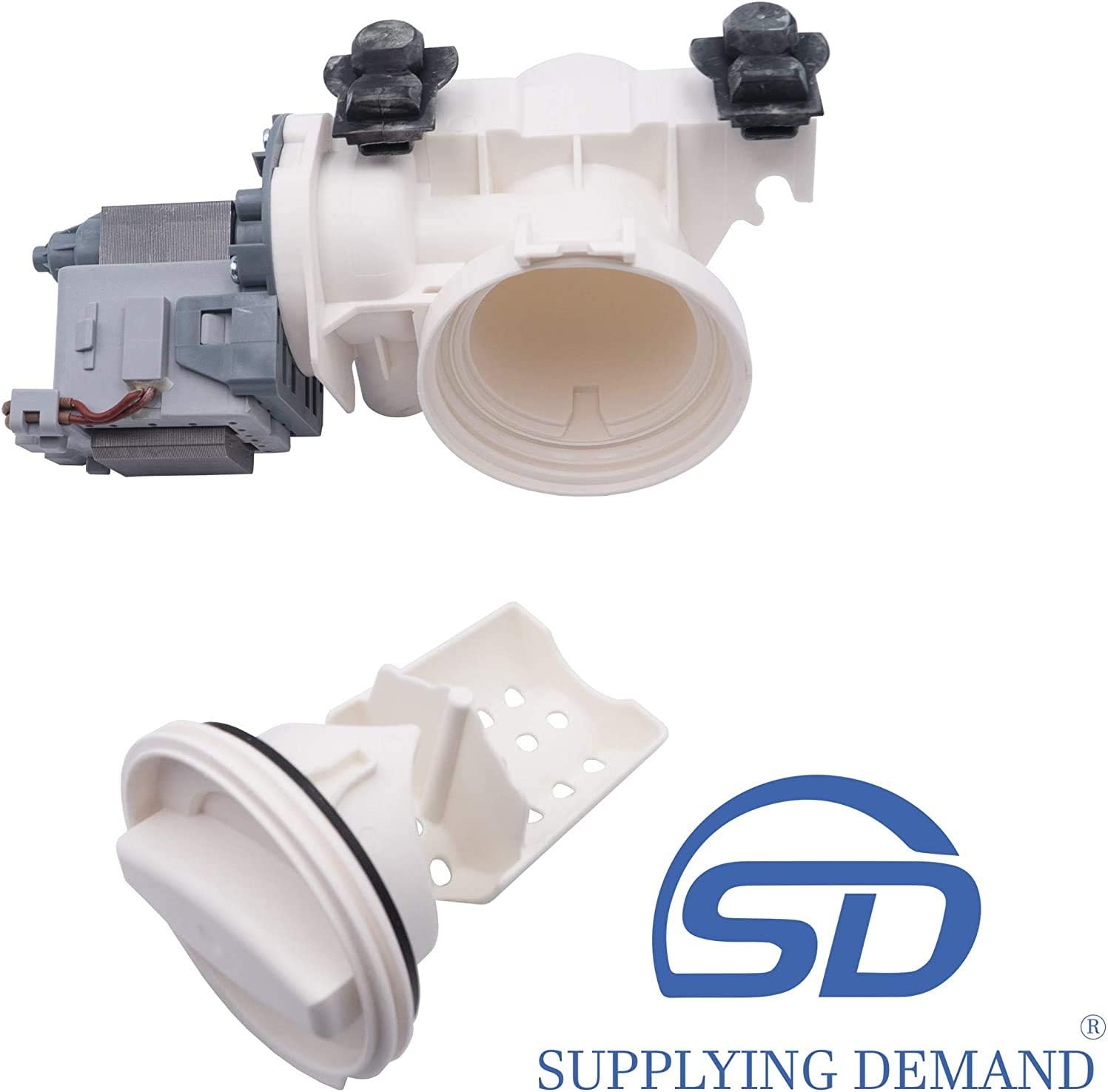 Supplying Demand W10391443 3020184 Front Load Clothes Washer Drain Pump Replacement Model Specific Not Universal