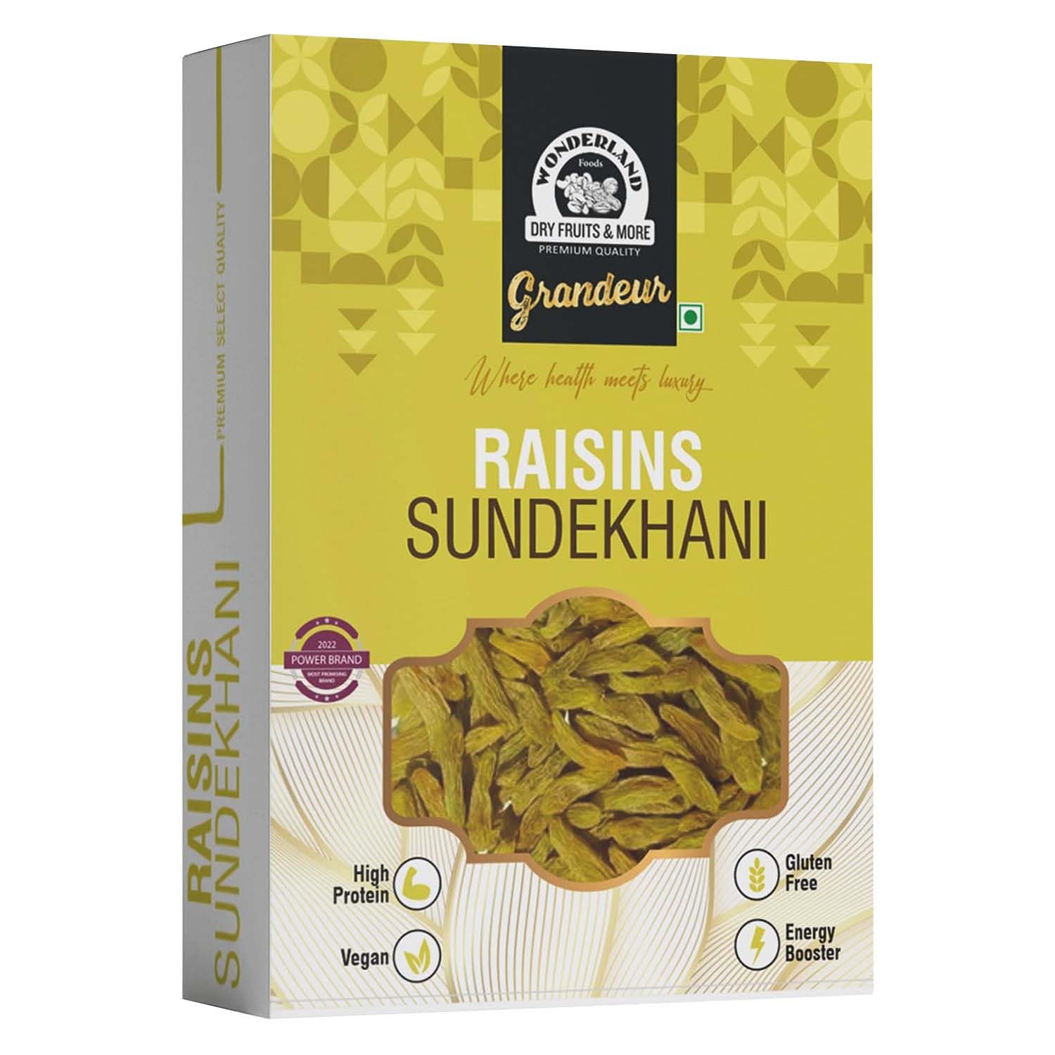 WONDERLAND FOODS (DEVICE) Grandeur Premium Sundekhani Raisins Box Sund-E-Khani Kishmish Rich In Iron & Vitamin B|High In Antioxidants Whole Natural Dry Grapes|Seedless Long Raisins,500 Grams (B0CB7TWB4J) Amazon Price History, Amazon Price Tracker