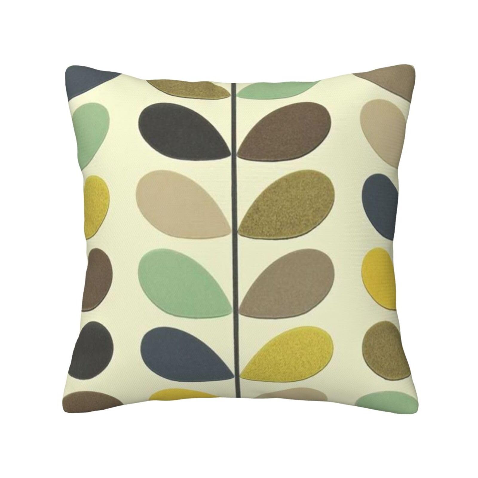 FFSHKOWE color leaf Decorative Throw Pillow Cover Double-Sided Printed Cushion Cover for Sofa Couch Bed Chair 30 x 30cm