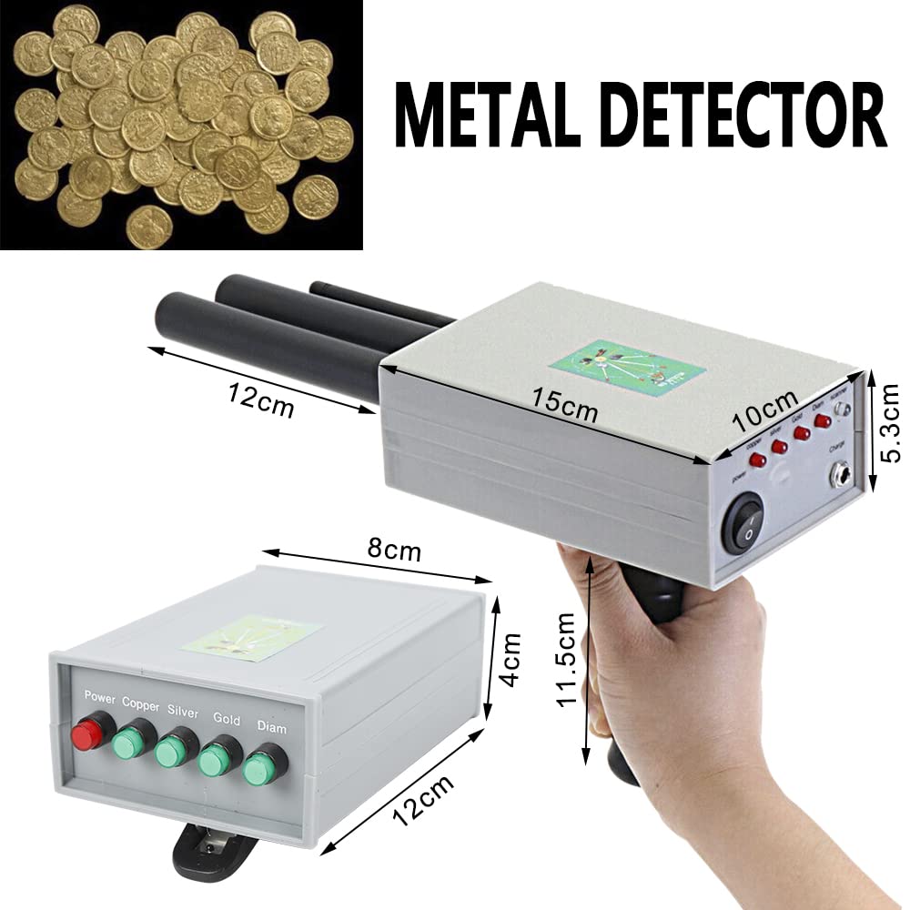 Profesjonalny wykrywacz metalu, ręczny detektor metalu, 1000 m, detektor złota, wykrywacz metalu, podwójna próbka