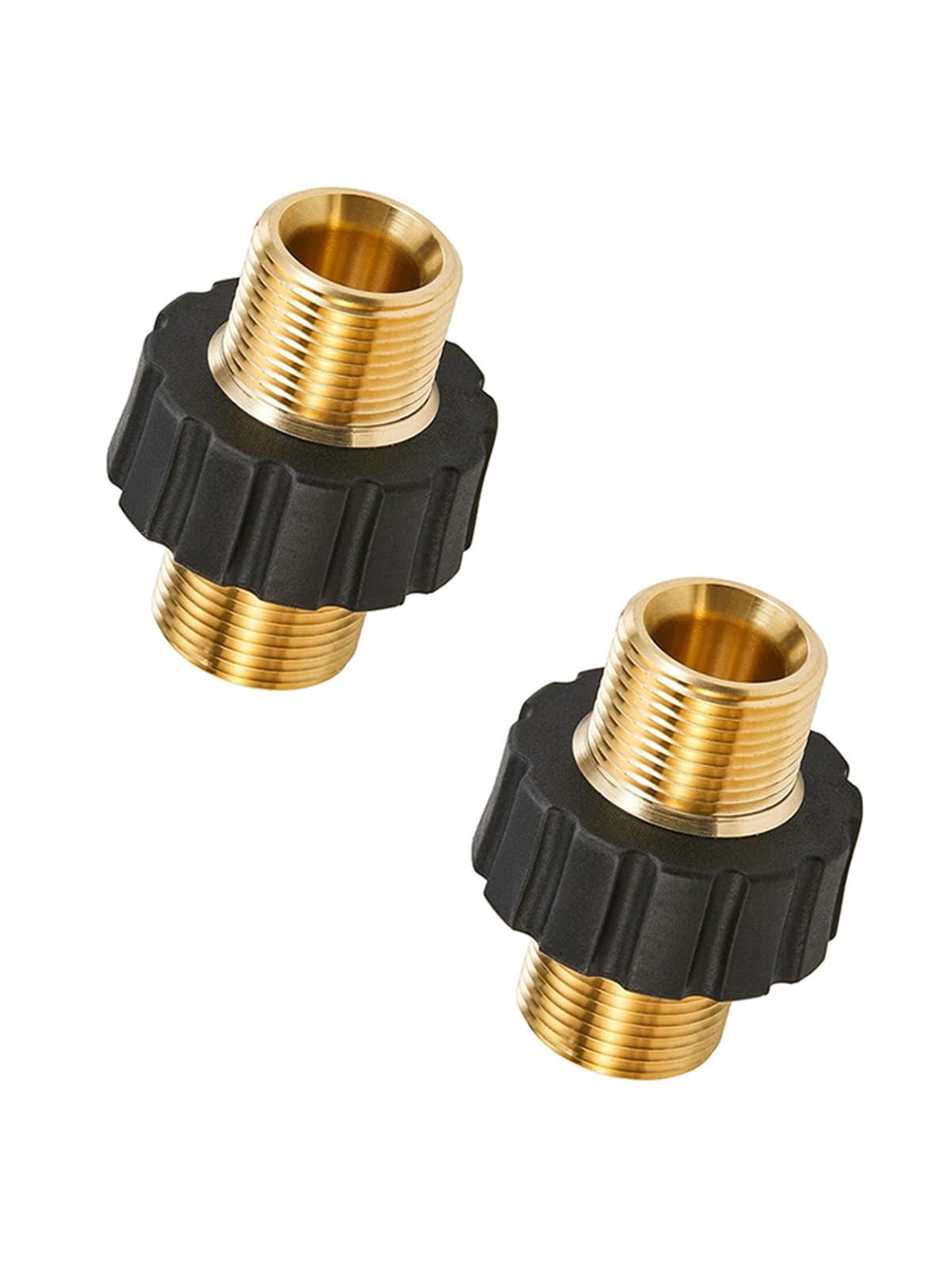 MZPOZB 2PCS High-Pressure Washer Adapter Kit M22-14mm Male Thread Quick Connect Fitting 5000PSI(2PCS)