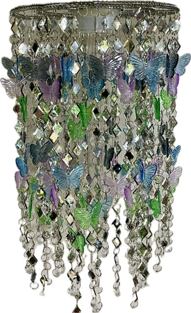 Indoor / Outdoor Butterfly Chandelier (Sunset Multi)