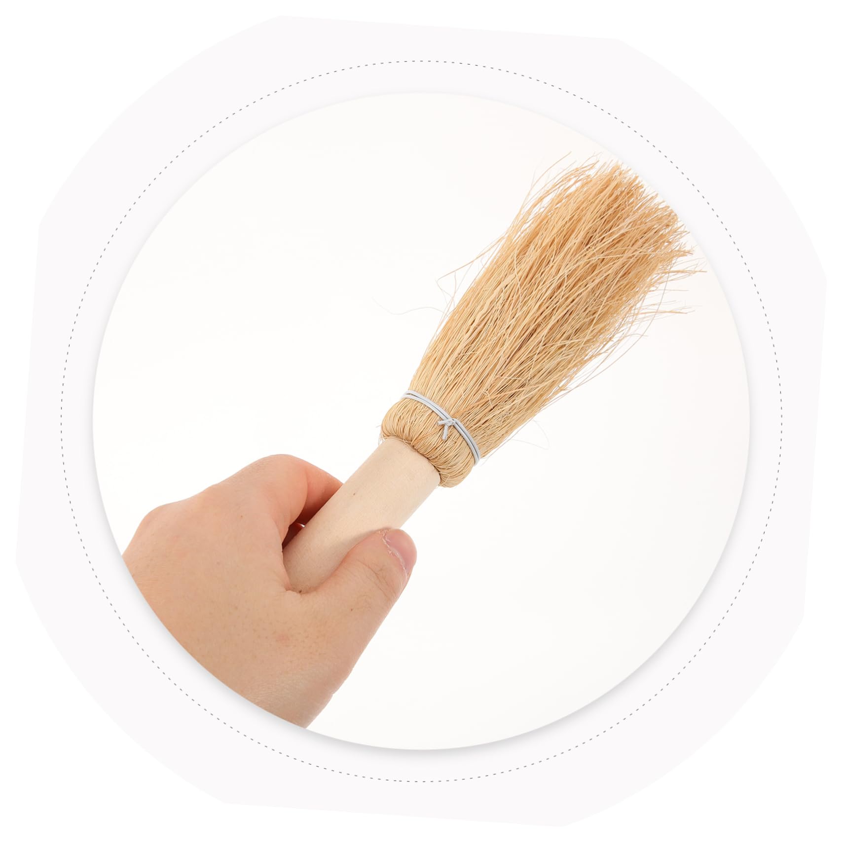 SHERCHPRY Cepillo De Cocina De Natural Cepillo Multiusos para Lavado De Platos Utensilios Y Sartenes para Limpieza Hogar Y Restaurantes 2 Piezas X 4