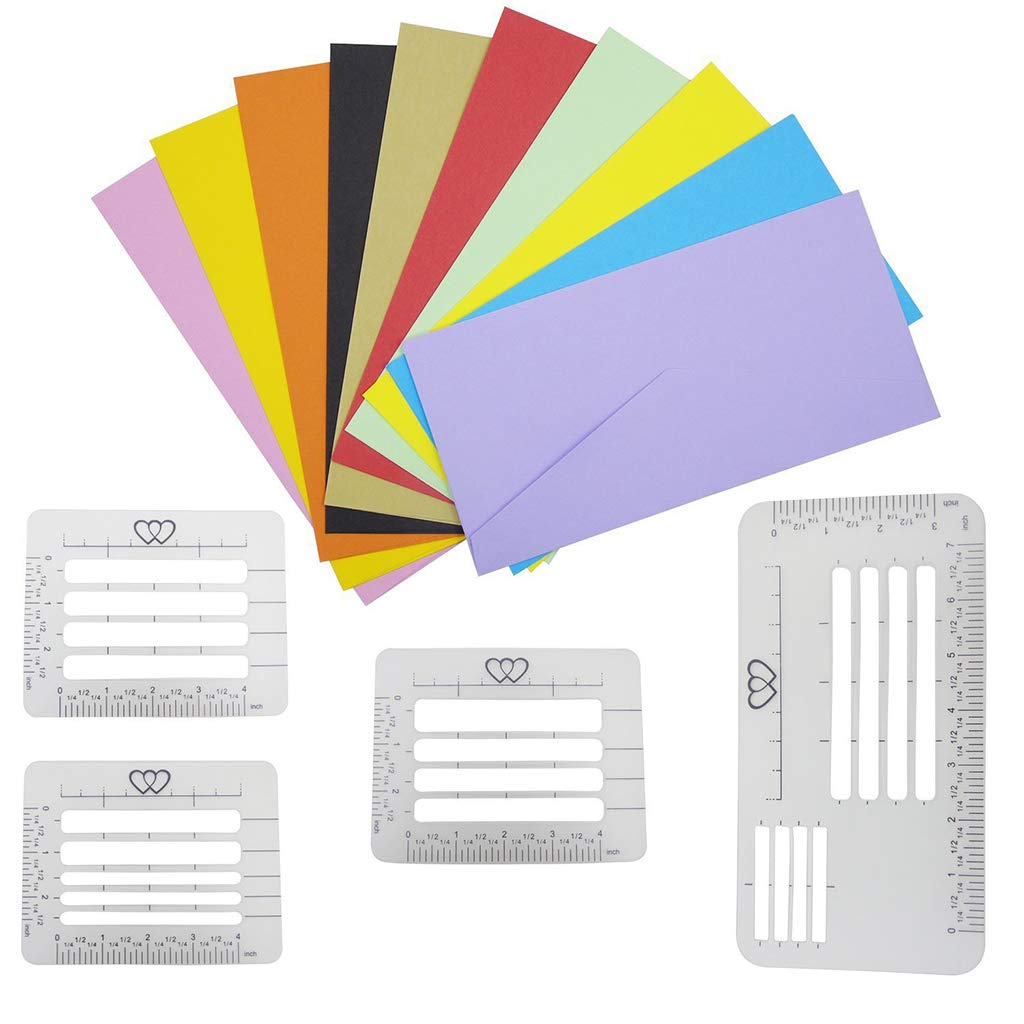 Lettering Guides STOBOK 16-Piece Envelope Addressing Templates - DIY ...