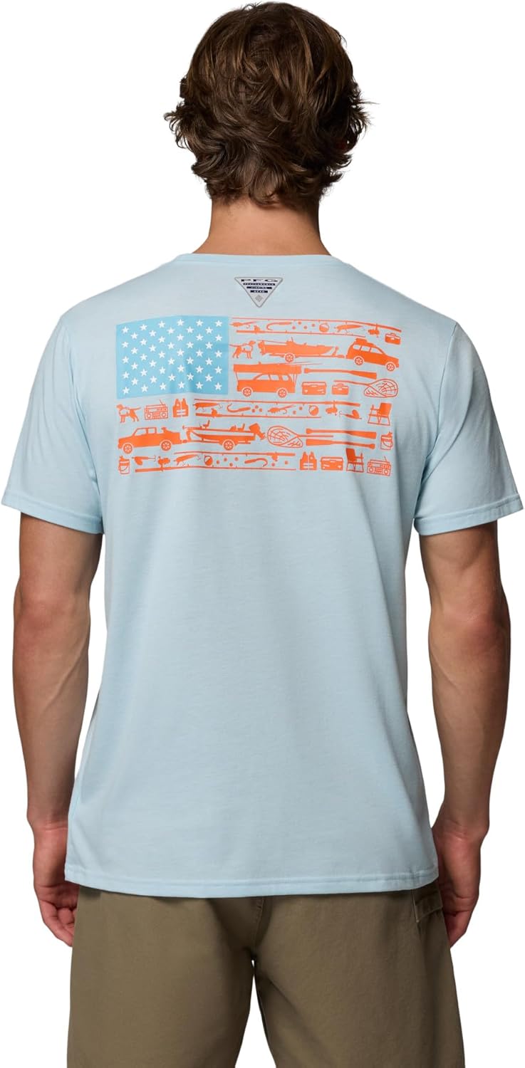 Columbia Men's PFG Fish Flag II Short Sleeve