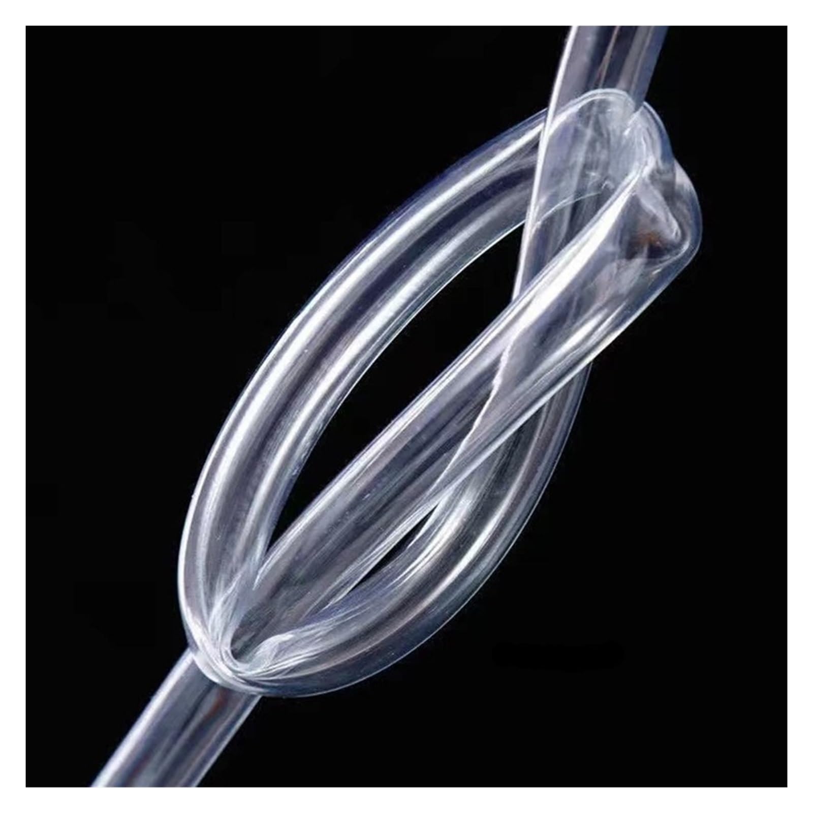 Tubo de PVC Transparente de 8 mm for Agua, mangueras, acuarios, Bombas de Agua, mangueras de jardín de 1, 5, 10 y 15 Metros.(15 Meters,6mm X 8mm)