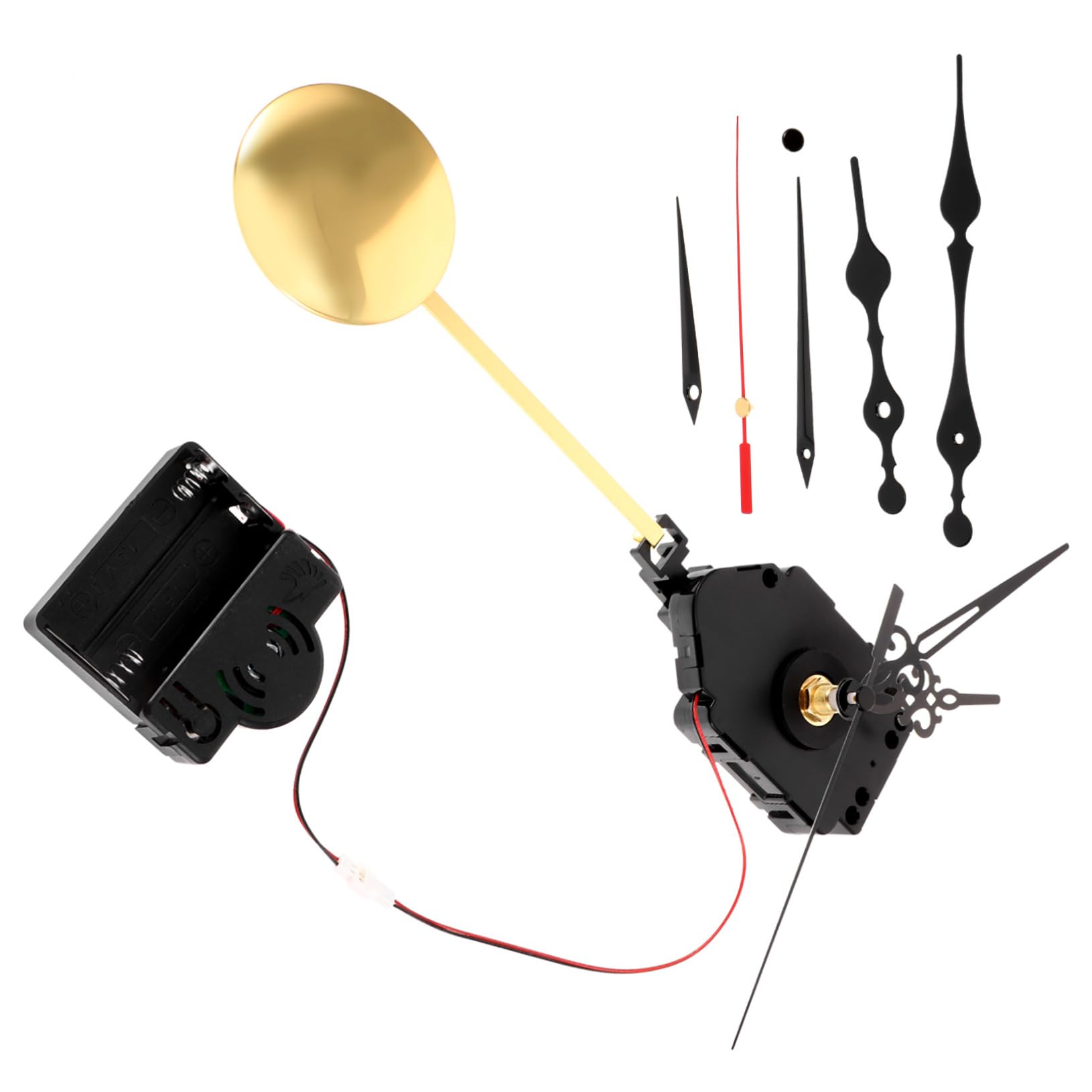 Mikikit 2sätze - Mit Musikbox Mechanismus Für Wanduhr Präzise Uhrzeiger Ersatzteile Für Bastelprojekte Für Reparaturen Und Kreative Uhrenideen