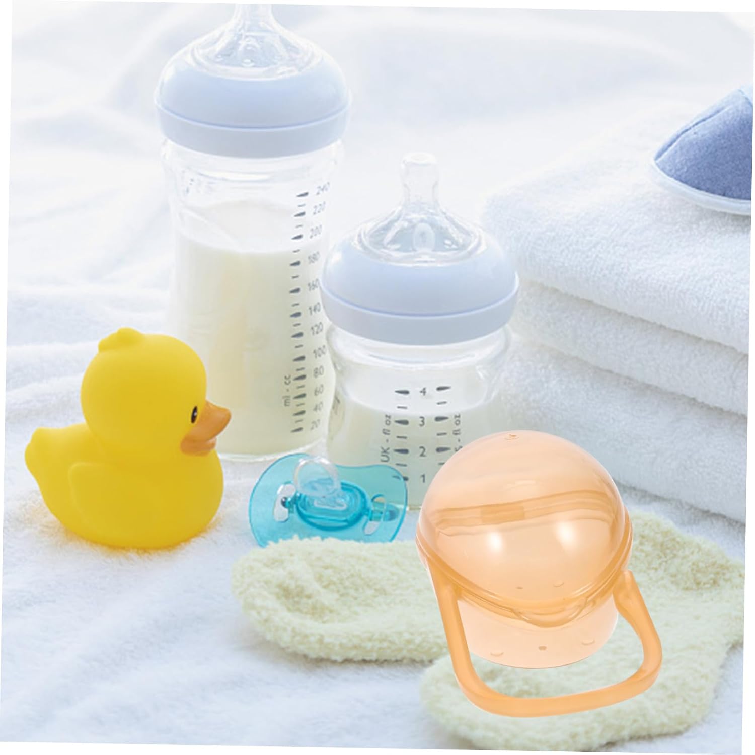 Yardwe 1set Portable Pacifier Cases Lightweight Storage Containers for Pacifiers Multi Purpose Holder Boxes for Parents Compact Design for Travel and Daily Use 8pcs