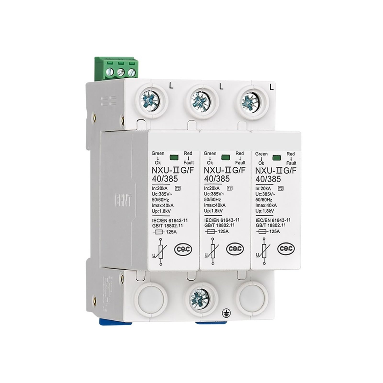 Protecteur de surtension NXU parasurtenseur triphasé 440V 3P - 2