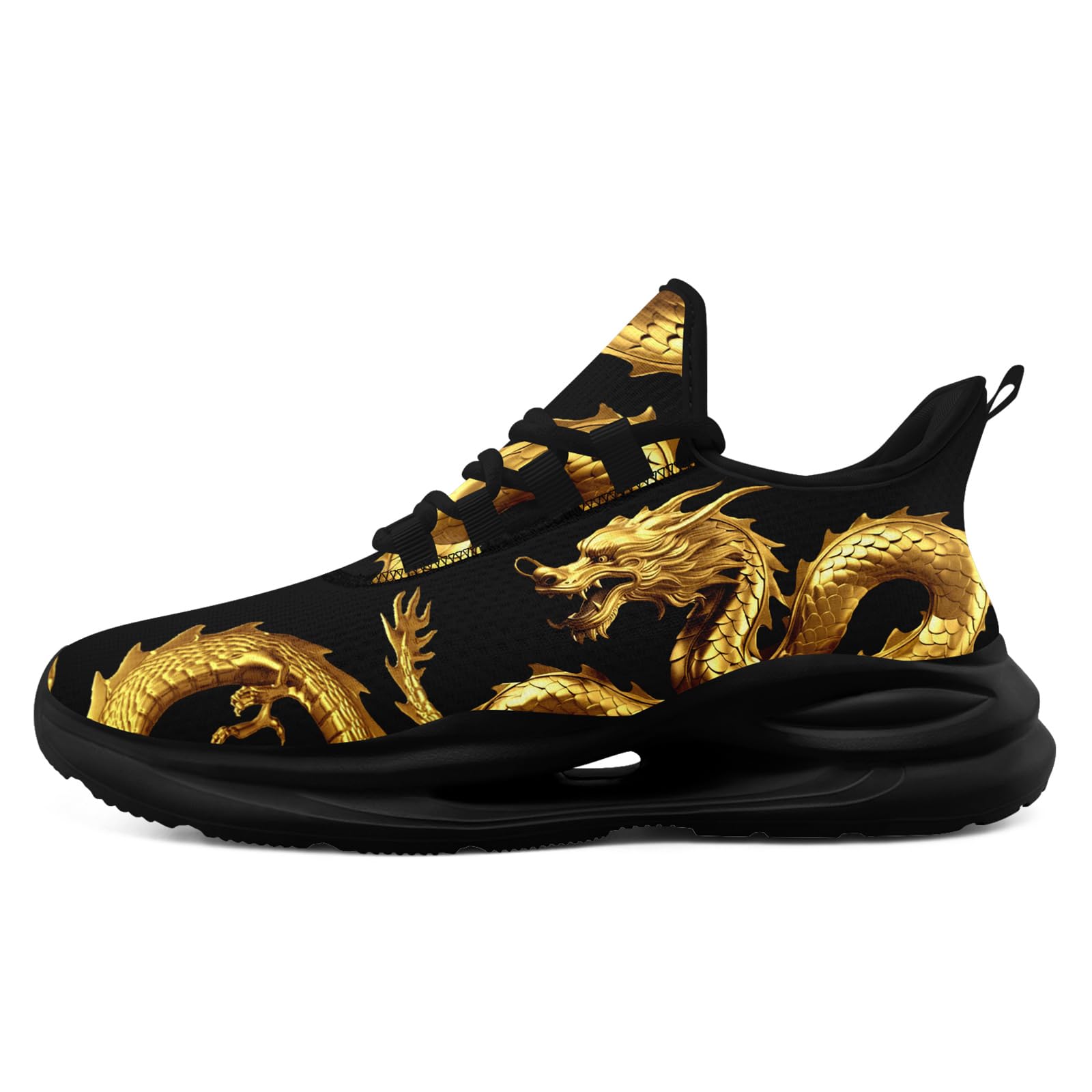 Mens Dragon Running Shoes Breathable Cushion Non Slip Outdoor Sports Walking Sneaker Tenn…