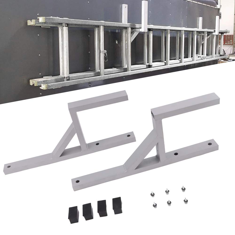StarONE 2pcs Universal Cargo Aluminum Side Mount Ladder Racks Fit for