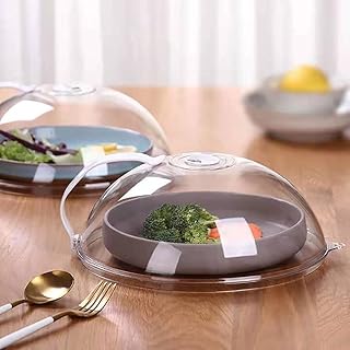 Microwave Cover with Handle,Microwave Splatter Cover for Food,Microwave Plate Cover Microwave Splatter Guard,Anti-Splatter with Steam Vents Keeps