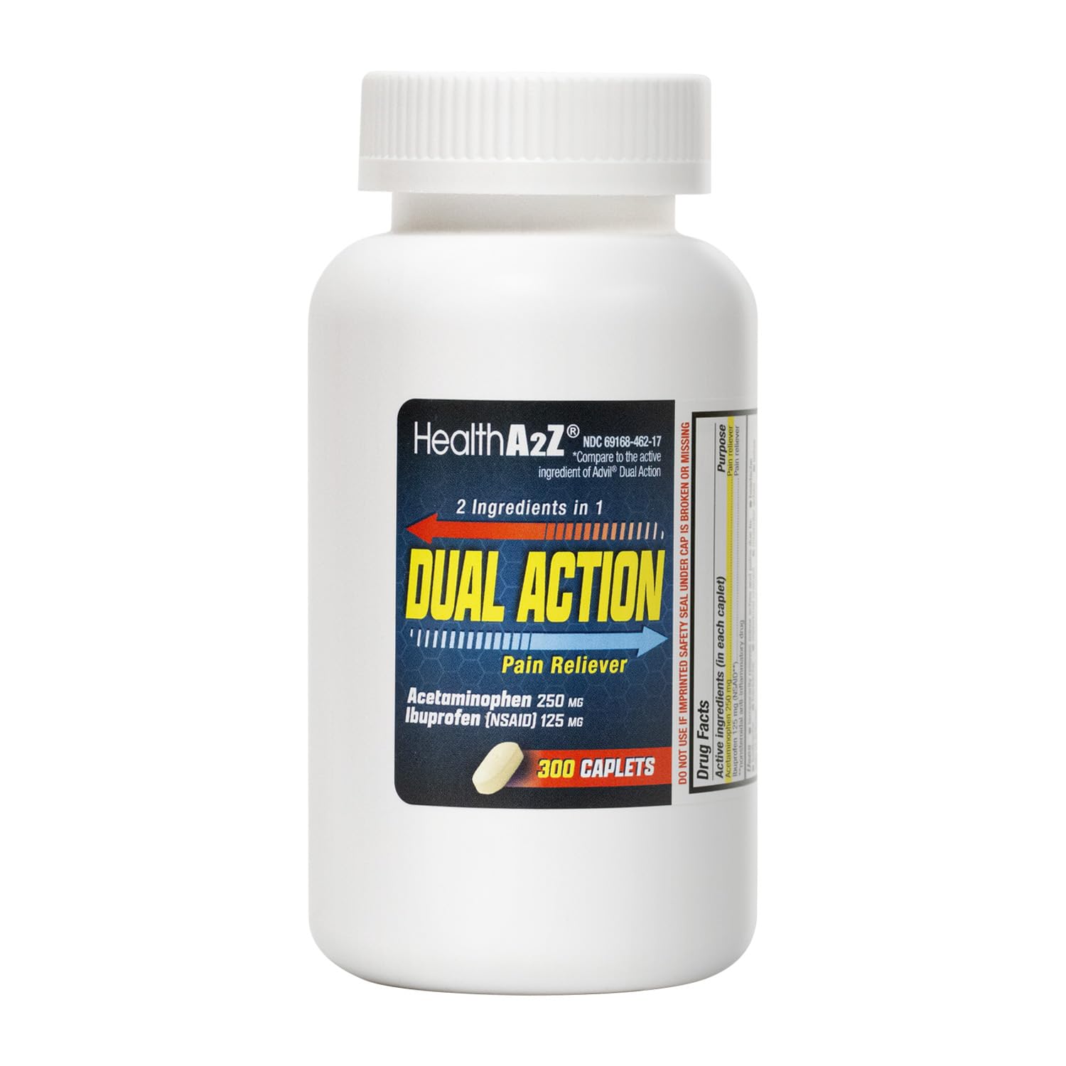 Amazon.com: HealthA2Z® Dual Action Pain Relief | Acetaminophen