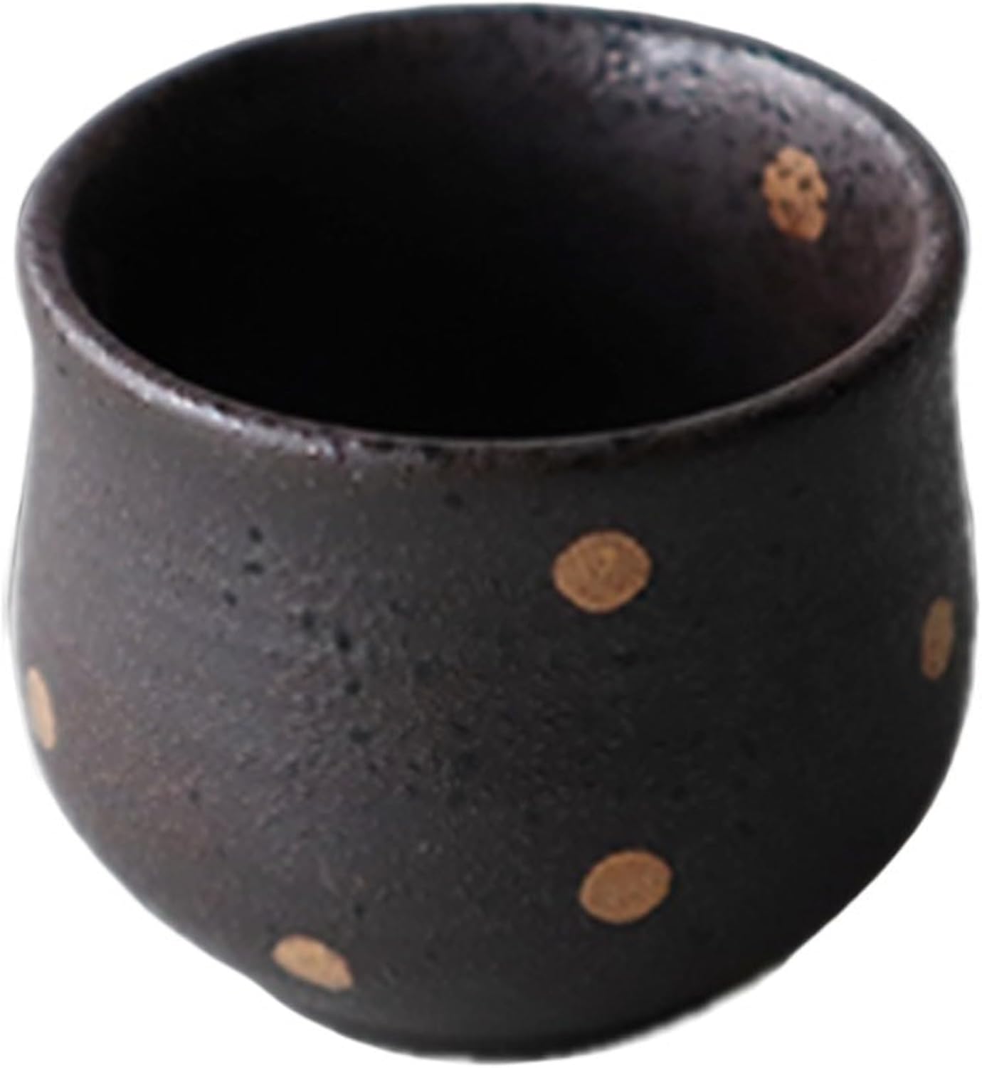awasaka sake cup gold color dot crest cup