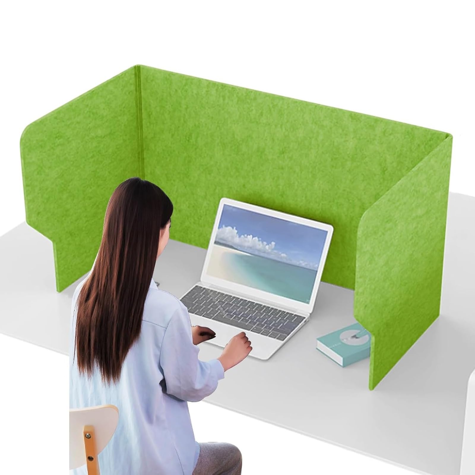 Set di pannelli per la privacy da scrivania, divisorio fonoassorbente, partizione per ridurre il rumore, per studenti in ufficio, casa, 60-120 cm, grande cubo