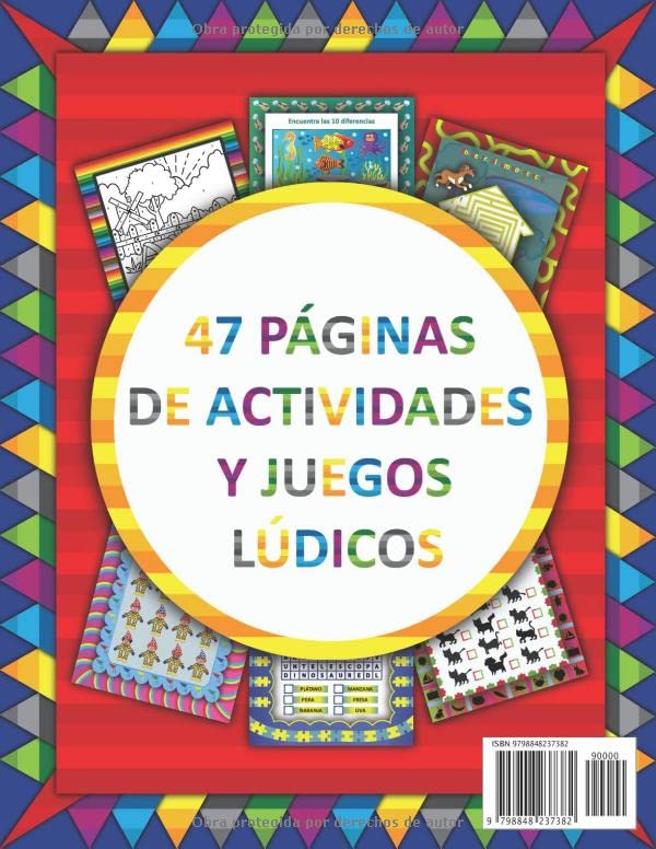Miniatura 2 de Mi gran libro de actividades multijuegos para niños Cuaderno rompecabezas y pasatiempos para niñas y niños de 5 a 10 años en color, Juegos de ...