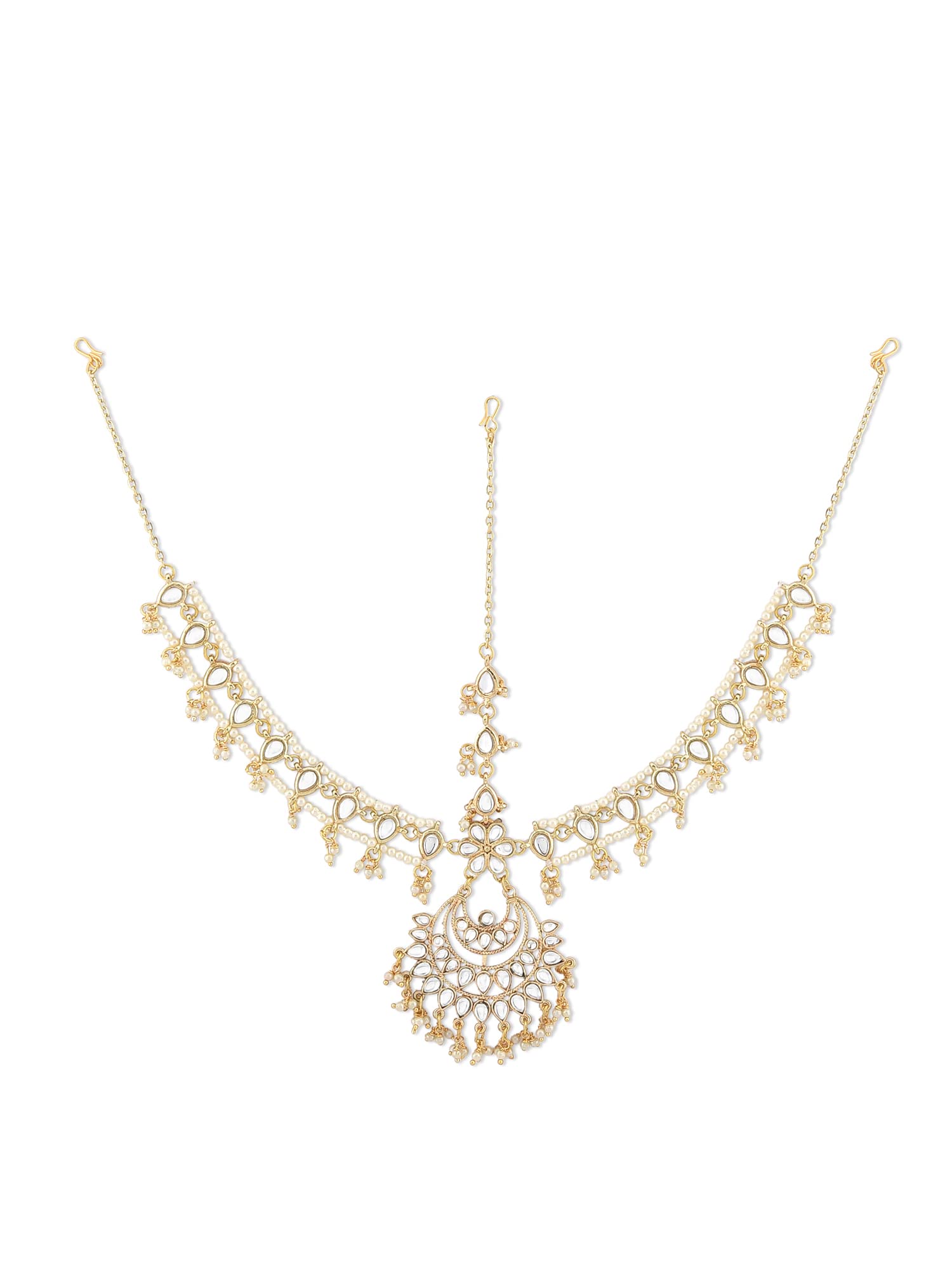 Zaveri Pearls Gold Tone Kundan Bridal MathaPatti Style Maangtikka For Women-ZPFK13117 (B09YNWQ6YN) Amazon Price History, Amazon Price Tracker