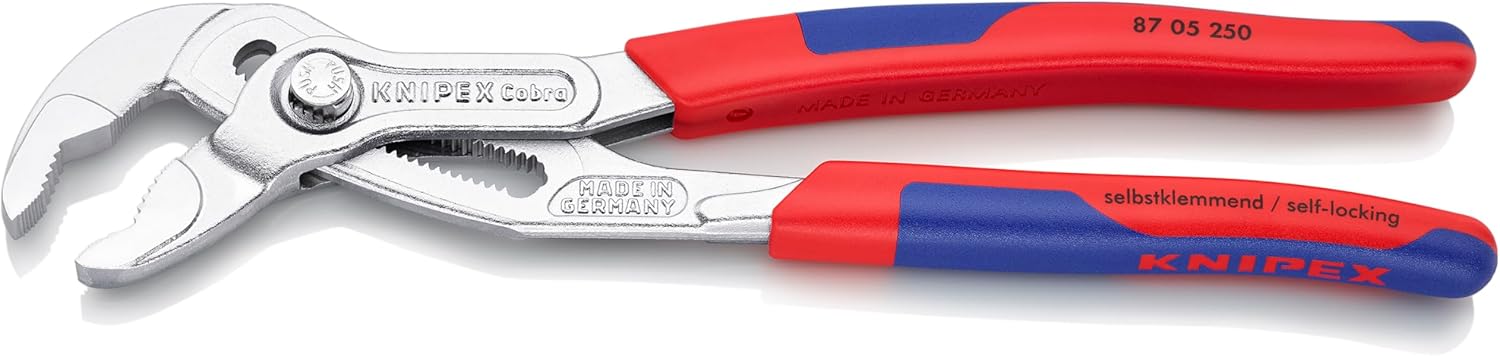 KNIPEX 87 05 250 Comfort Grip Cobra Pliers