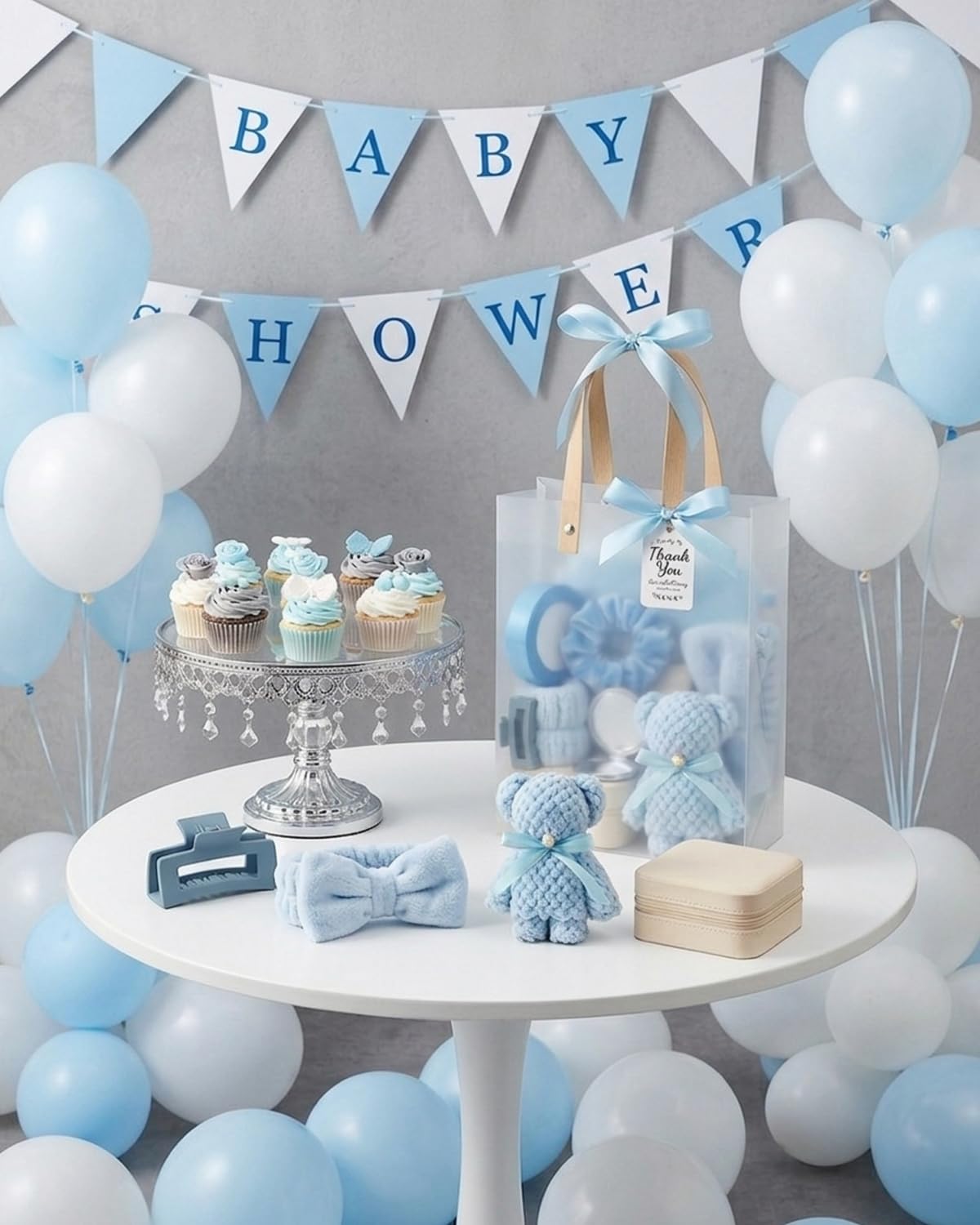 4 Sets, 46-teiliges Babyparty-Spiel-Gewinner-Preis & Dankeschön-Geschenke für Gäste, Brautparty-Gastgeschenke, Baby-Jungen- und Mädchen-Party-Sets für Frauen, Mütter