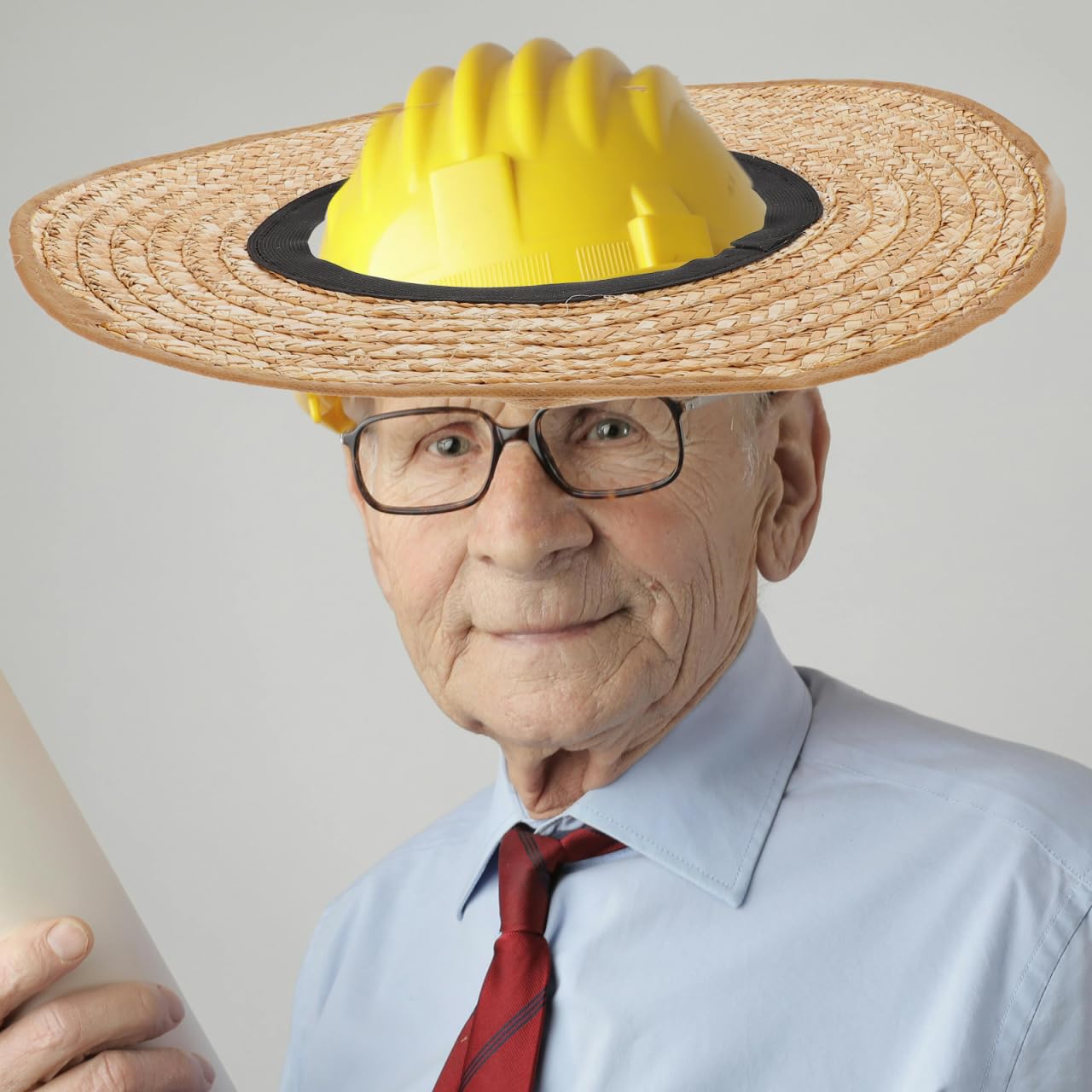 OUNONA 3 parasoles para casco duro, tejido de pajilla, protección de extensión, visera de seguridad, cubierta de casco de construcción, para trabajadores
