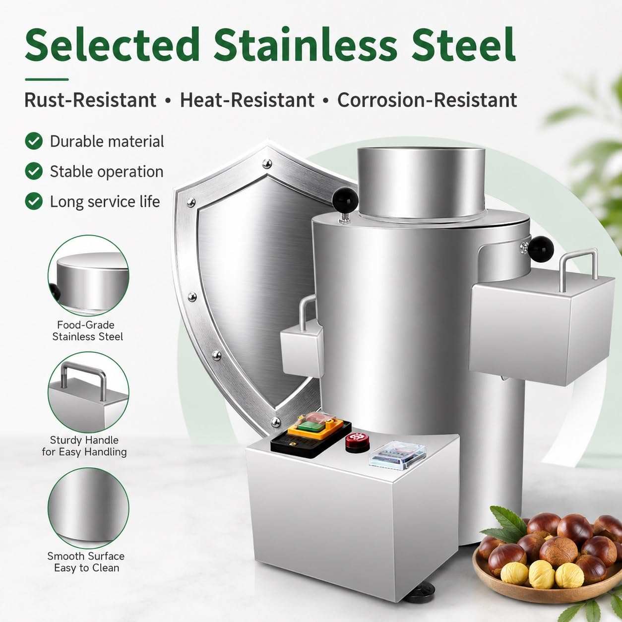 Utensile Automatico Inox per Incisione Castagne