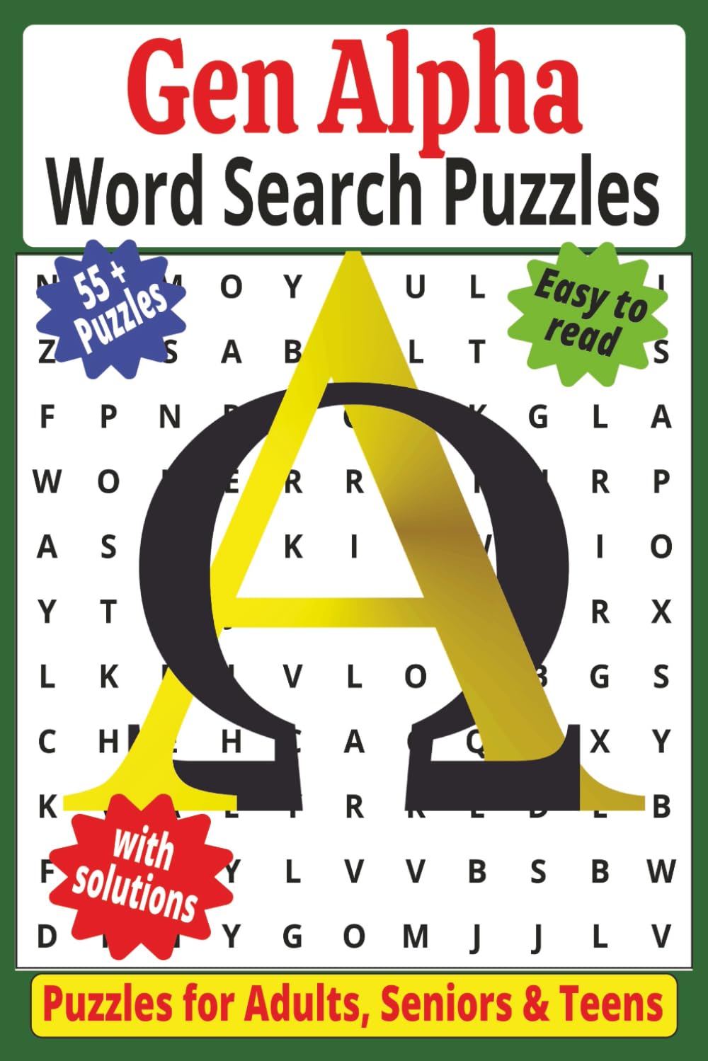 Generation Alpha Word Search Puzzles: Fun & Engaging Puzzles to Boost Focus and Vocabulary