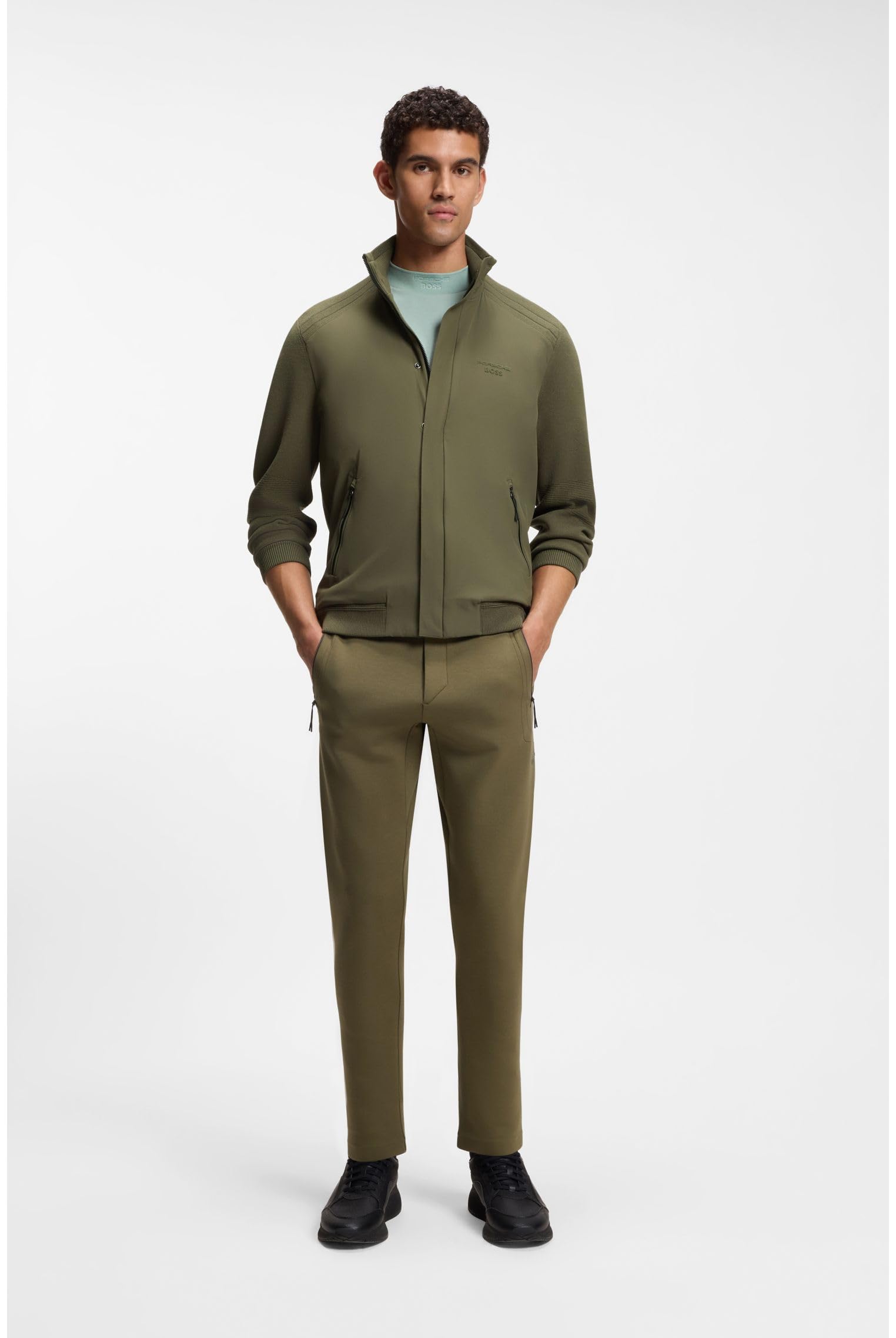 BOSS Herren Knitted Jacket