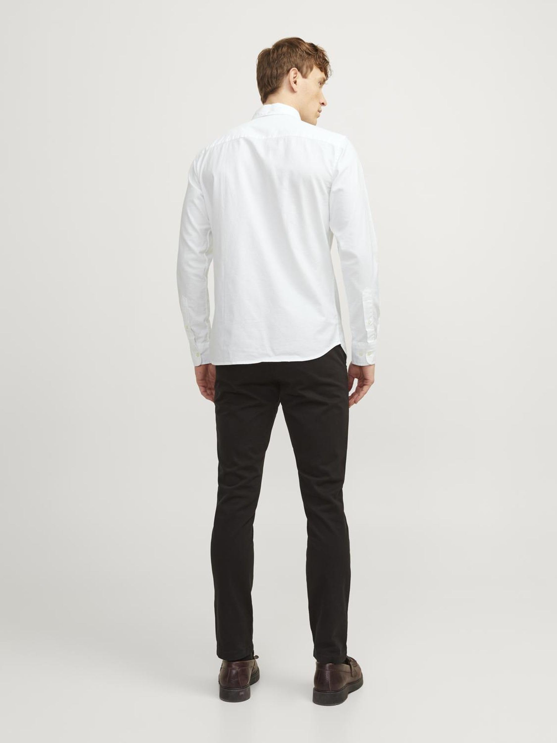 JACK & JONES Jprblubrook Oxford T-shirt L/S Noos Chemise Homme