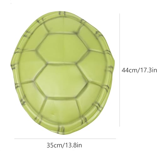 Vista 3 de SEWACC Disfraz de concha de tortuga, disfraz de tortuga EVA para fiesta de cosplay de Halloween