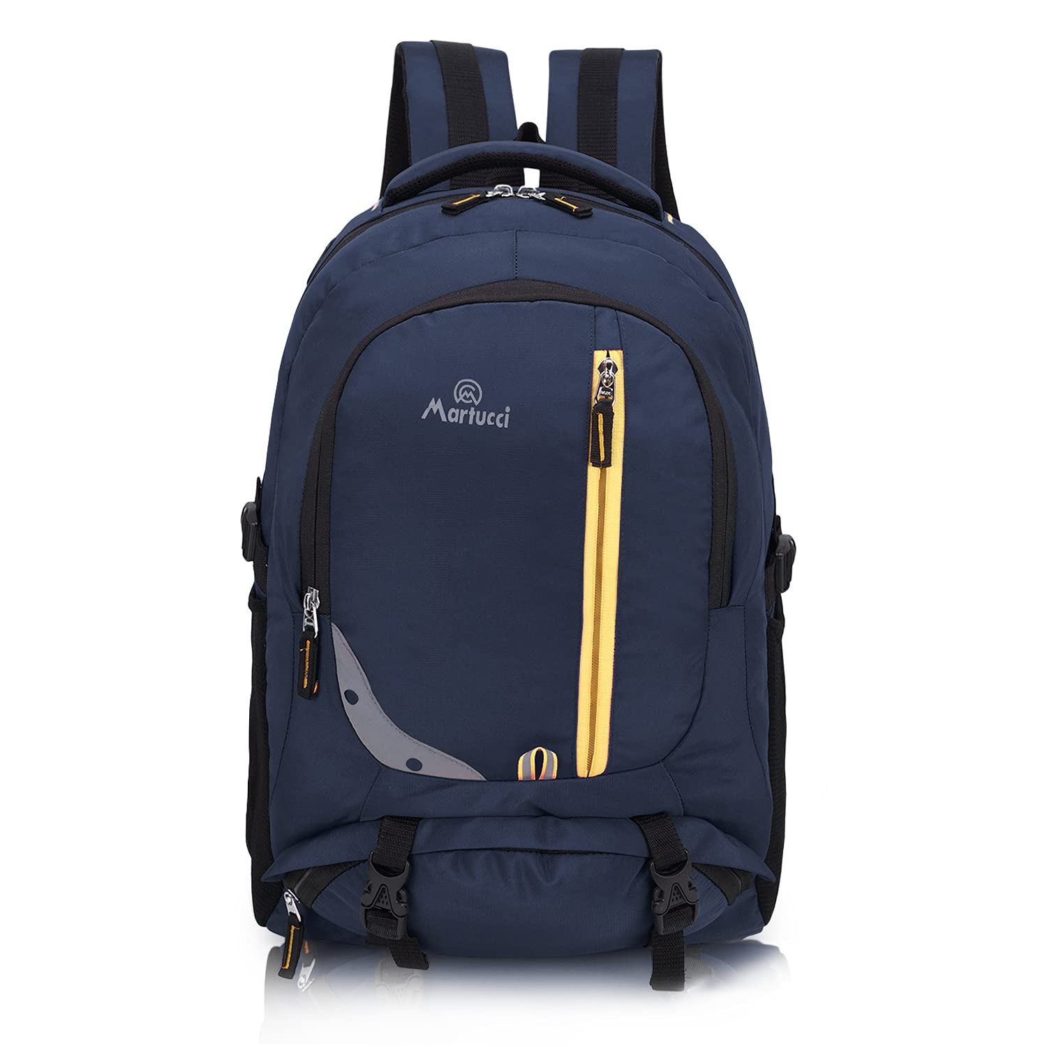 MartucciCasual Fashionable Backpack/Bag for Men and Women with Waterproof rain Cover-Blue 35L