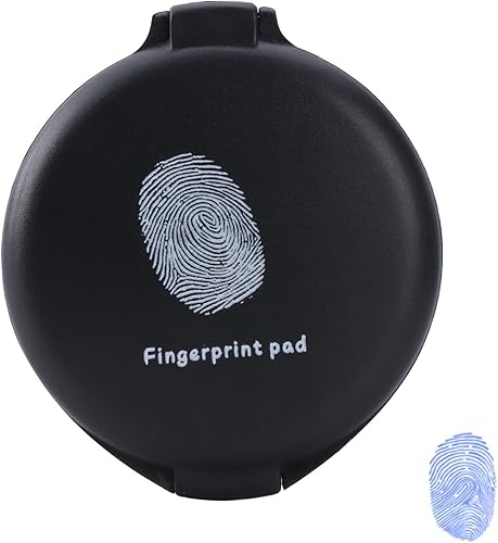 Miniatura 1 de Almohadilla de huellas dactilares Almohadilla de impresión de pulgar Almohadilla de sello Almohadilla de notario de oficina Suministros para