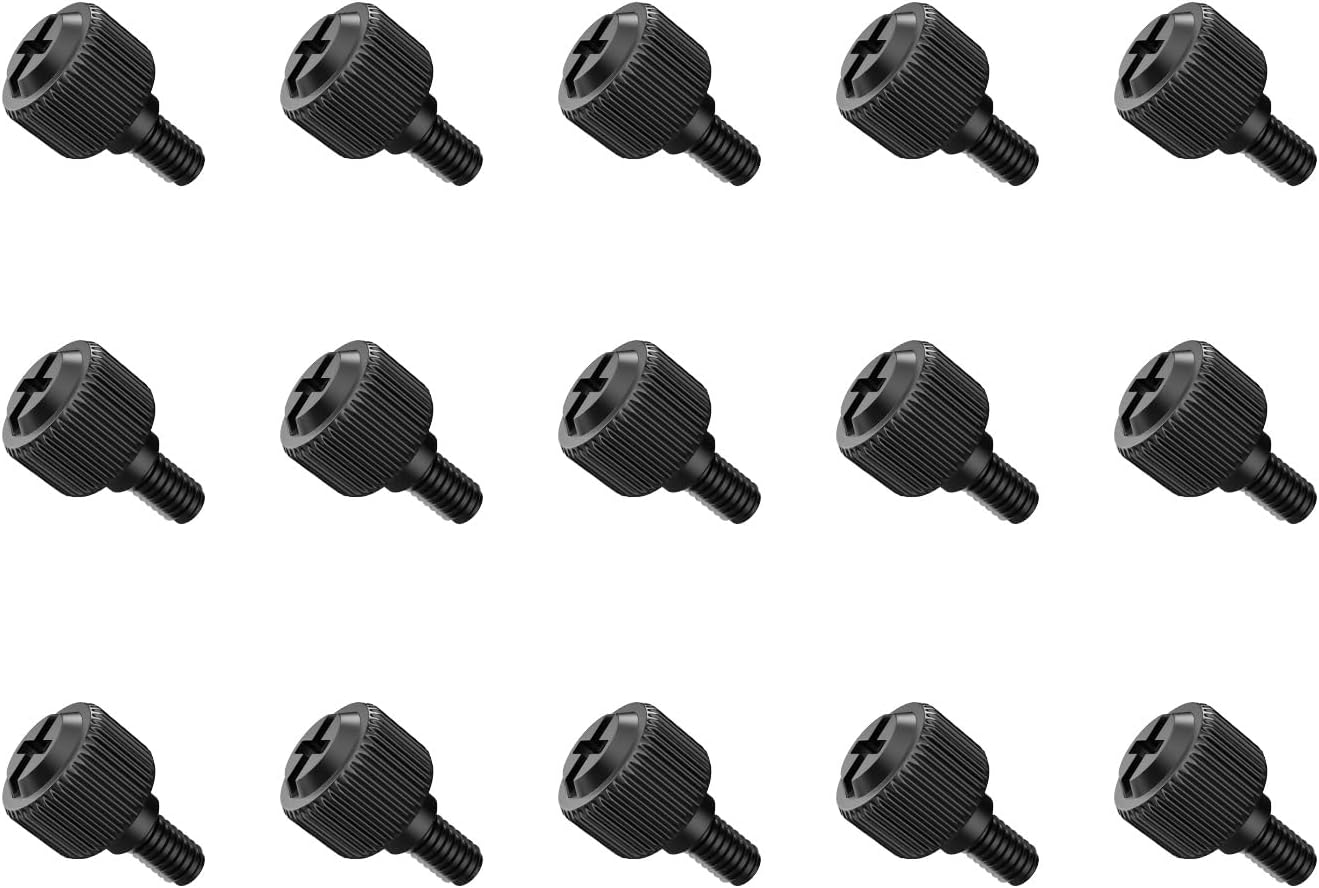 uxcell Computer PC Case 6#-32 Fully Threaded Knurled Thumb Screws ...