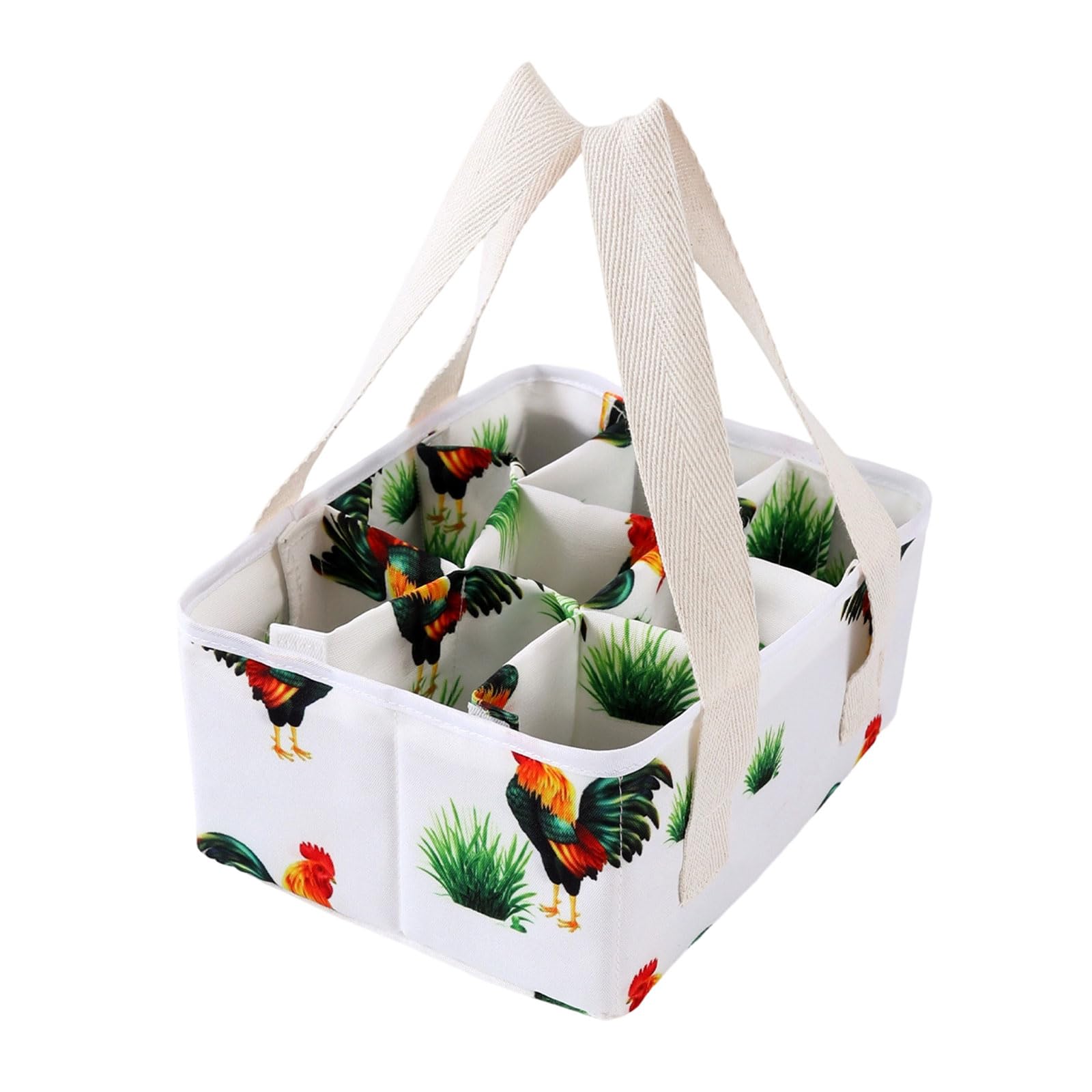 Multipurpose Net Eggs Container with 9 Sections for Farm Gathered Vegetables and Fruits Storage Farm Storage Basket