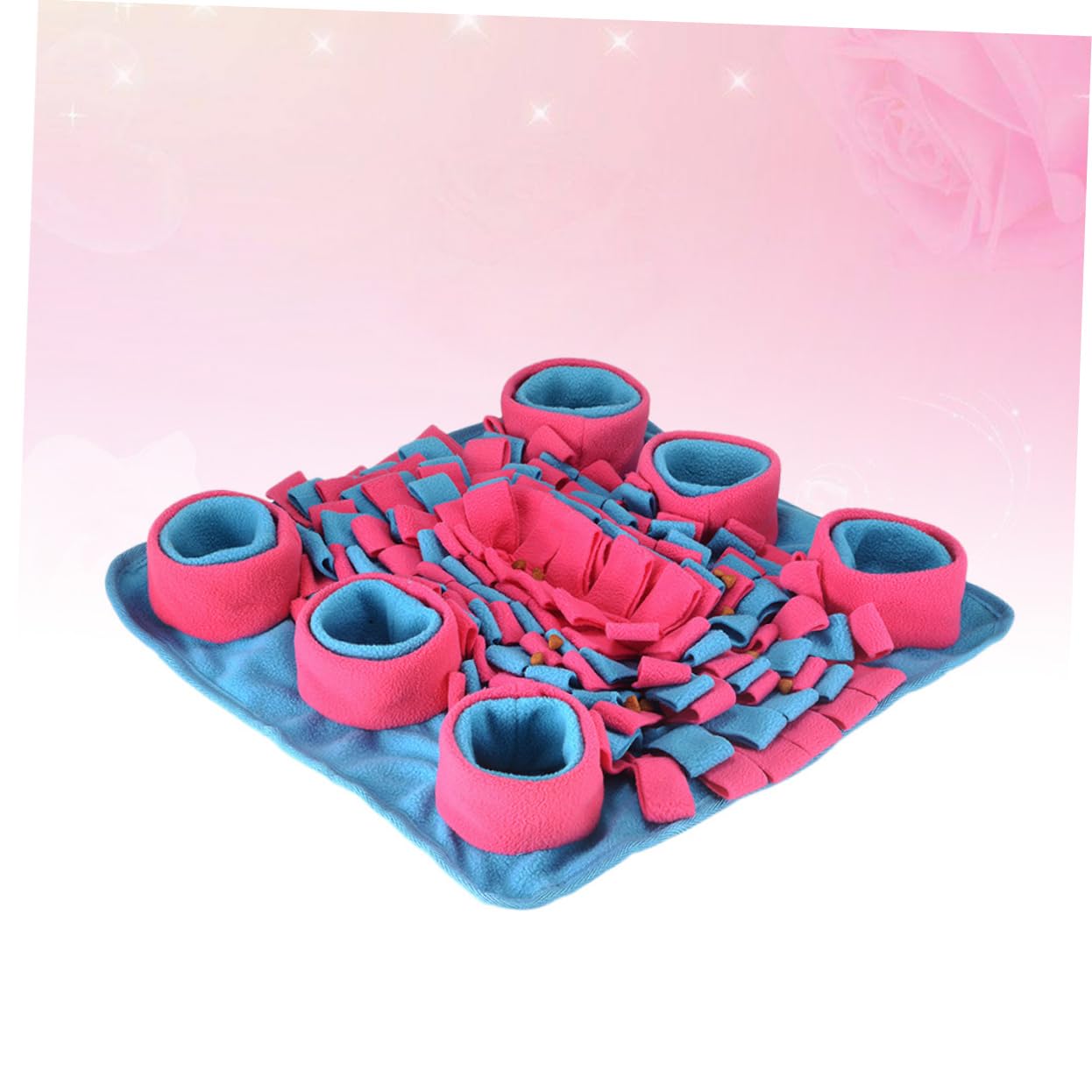 Tapete Lento para Perros Base Antideslizante de Polar Fleece
