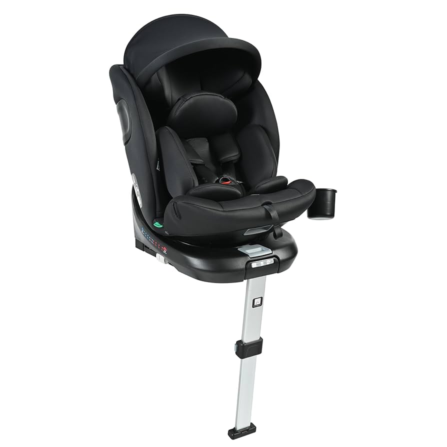 チャイルドシート 新生児〜12歳頃 360°回転+ISOFIX+サポートレッグ サポートレッグ】チャイルドシート 新生児 0歳〜12歳 ISOFIX 360