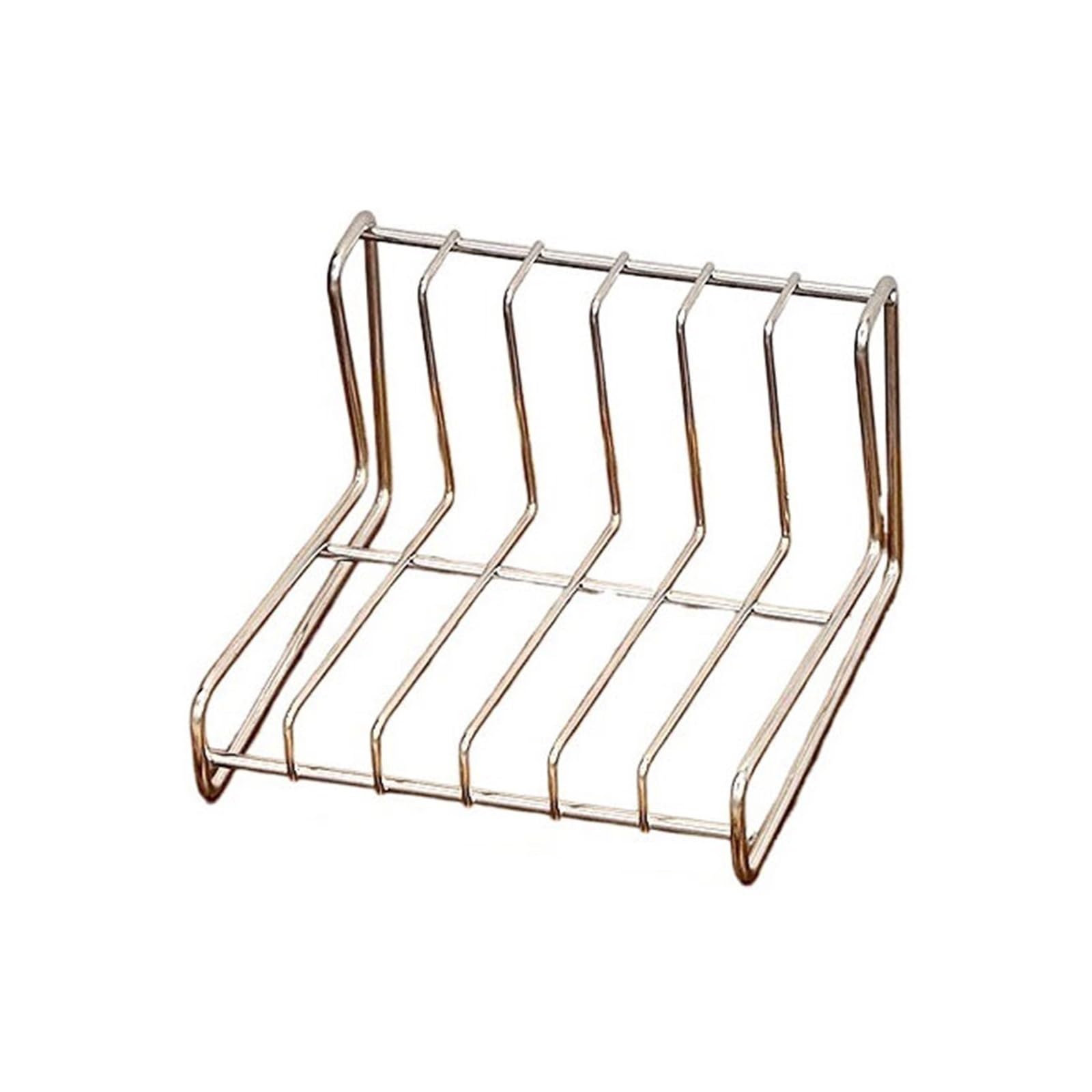 V2t9R4m7 Album Holder Small Minimalist Stainless Steel CD Albums Record Rack for Home Office Desktop Disc Storage Rack