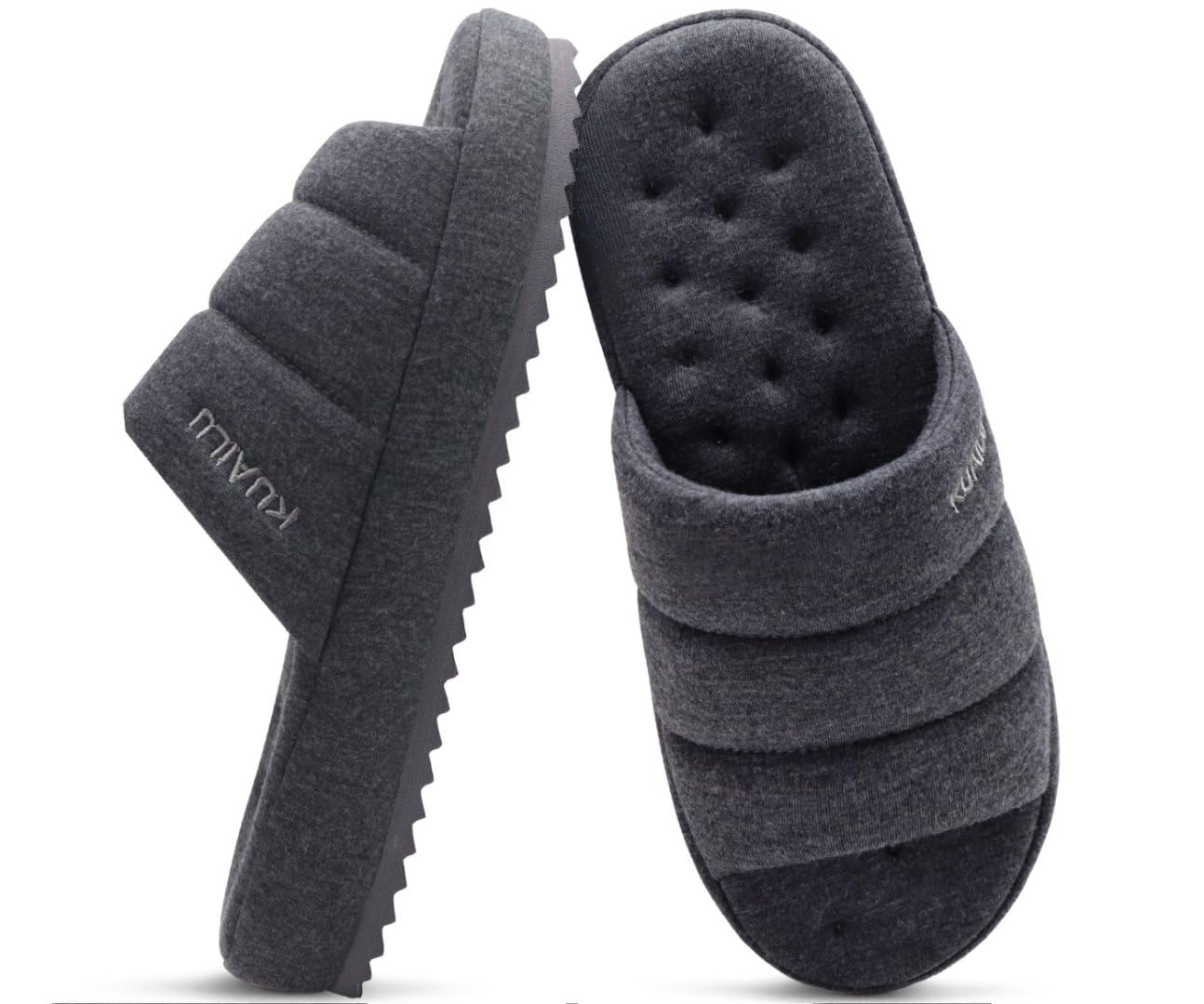 Indoor Slippers Hard Bottom Mens Slippers Zfl-fls Fuzzy Slippers