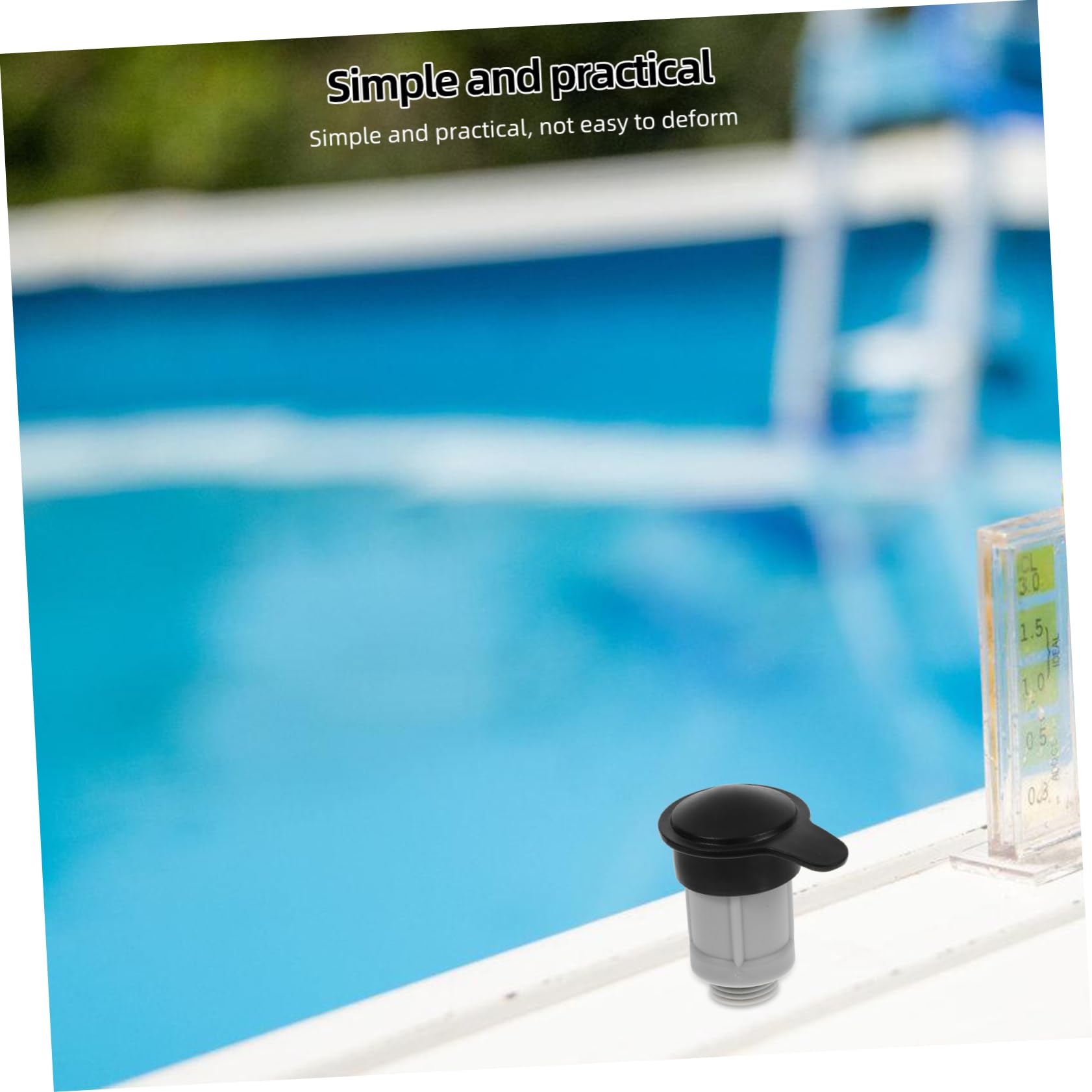 BESPORTBLE 2 Pezzi Valvola Iniezione Aria per Piscina Fuoriterra Compatibile Sfiato Rapido per Drenaggio e Gonfiaggio Ricambio con Connessione Adattatore per Manutenzione Efficiente